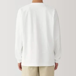 Men's Washed Heavy Weight Crew Neck Long Sleeve T-Shirt