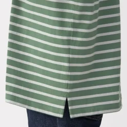 Men's Washed Heavyweight Boat Neck 9/10 Sleeve T-Shirt