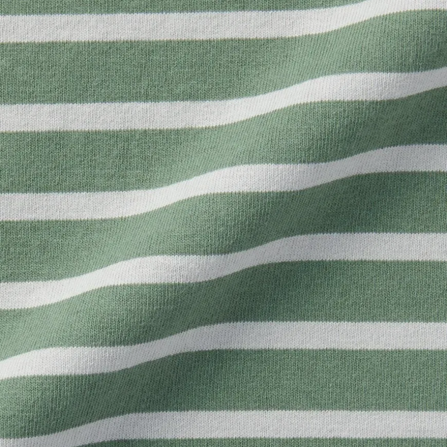 Men's Washed Heavyweight Boat Neck 9/10 Sleeve T-Shirt