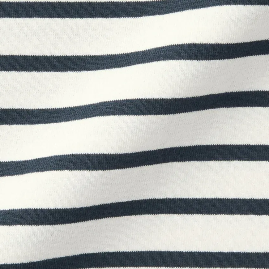 Men's Washed Heavyweight Boat Neck 9/10 Sleeve T-Shirt