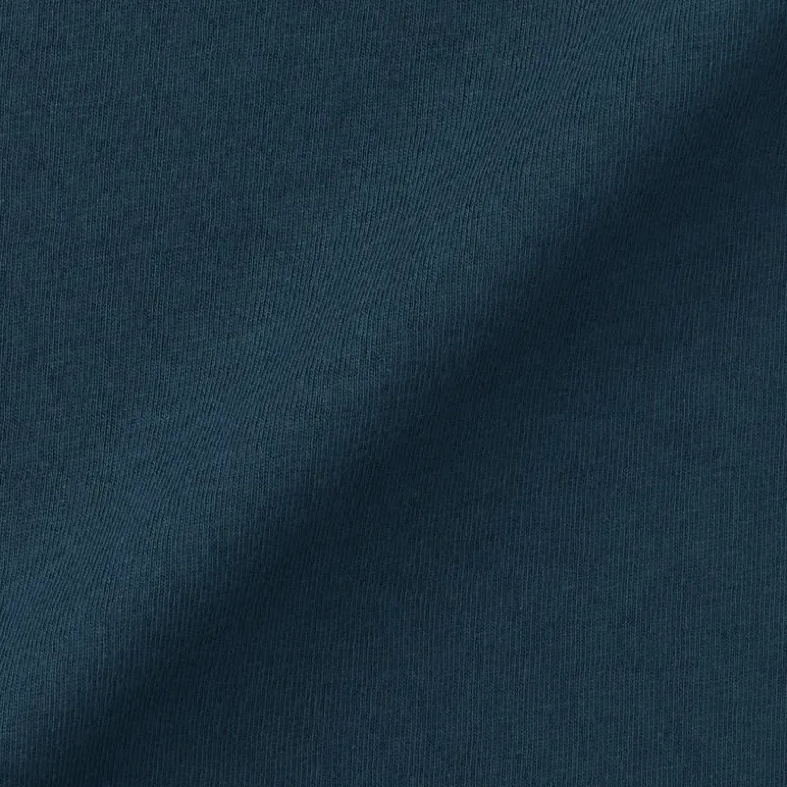 Men's Washed Jersey Crew Neck Long Sleeve T-Shirt