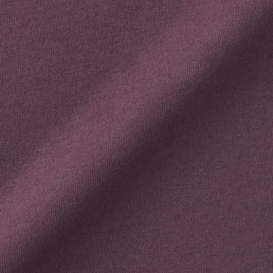 Men's Washed Jersey Crew Neck Long Sleeve T-Shirt