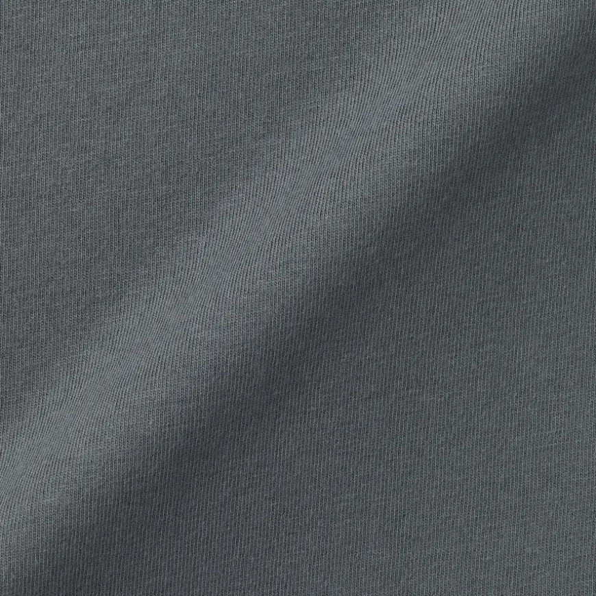 Men's Washed Jersey Crew Neck Long Sleeve T-Shirt
