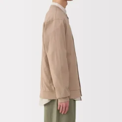 Men's Washed Jersey V-Neck Cardigan