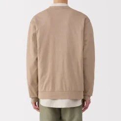 Men's Washed Jersey V-Neck Cardigan