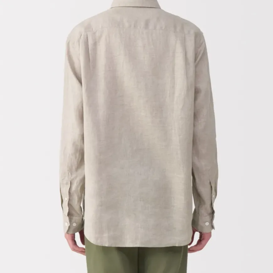 Men's Washed Linen Shirt