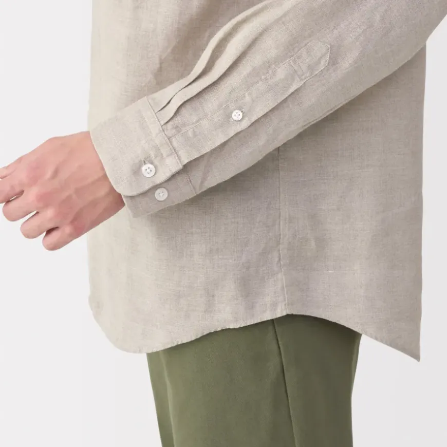 Men's Washed Linen Shirt