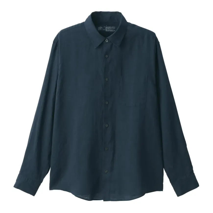 Men's Washed Linen Shirt