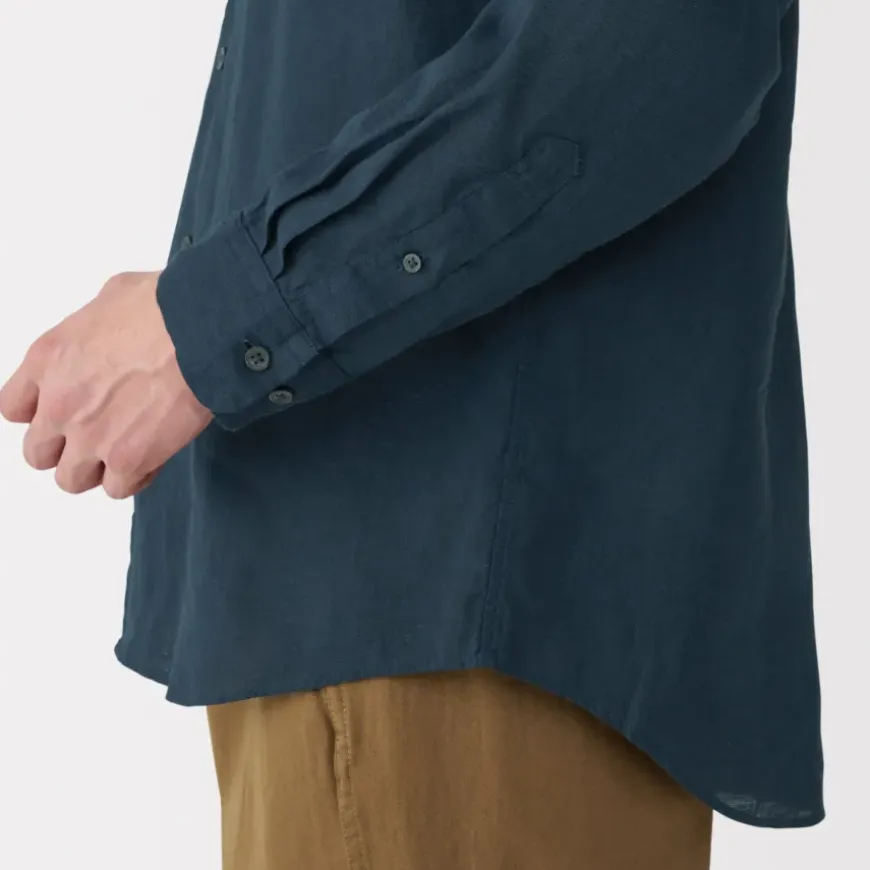 Men's Washed Linen Shirt