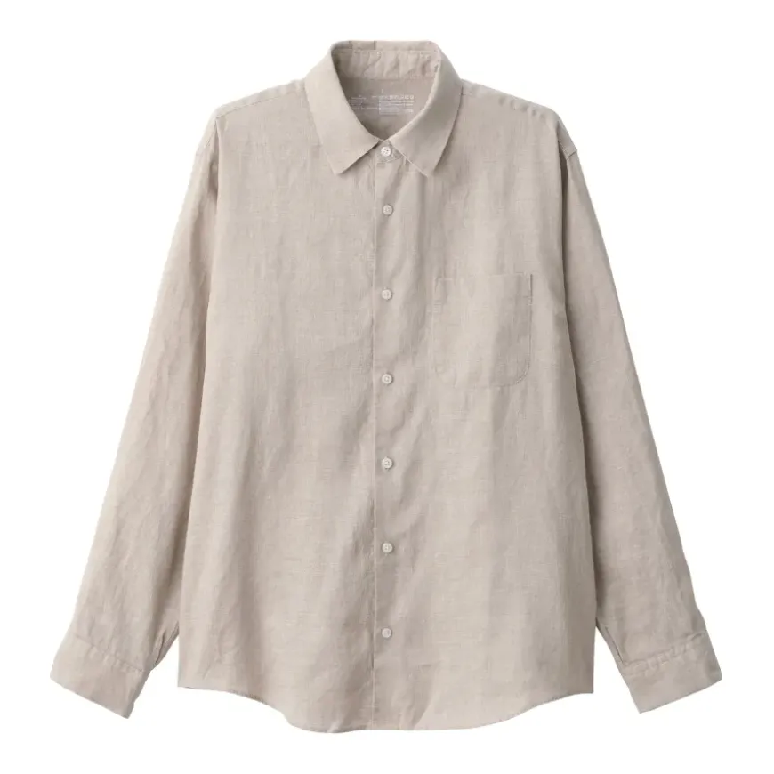 Men's Washed Linen Shirt