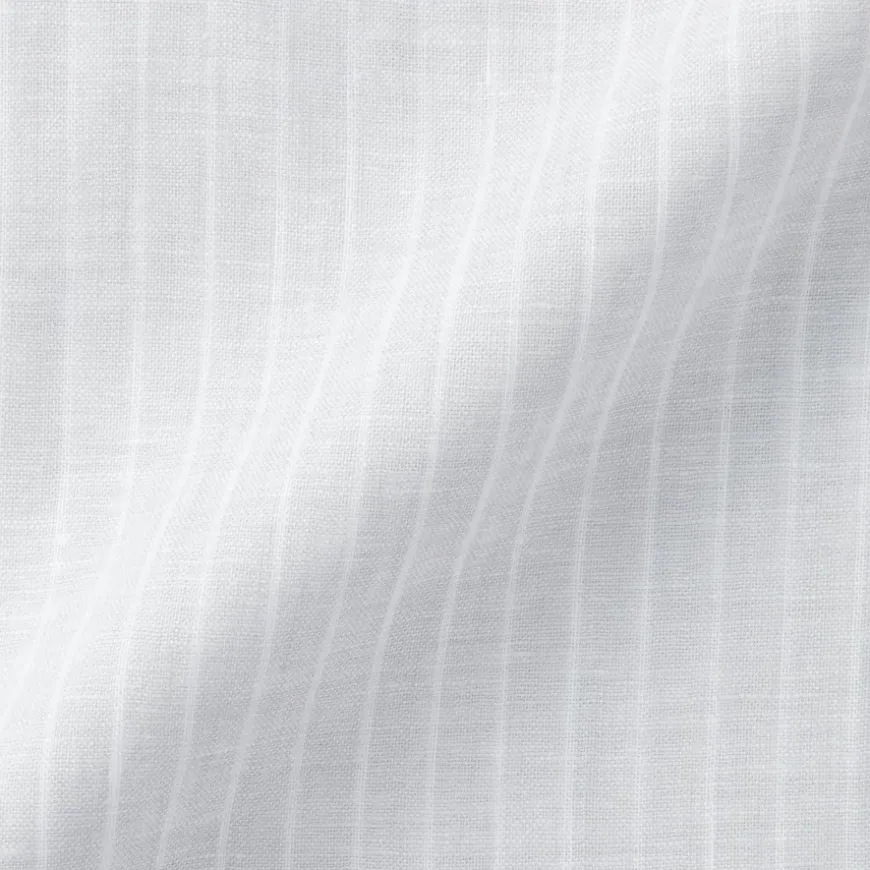 Men's Washed Linen Striped Shirt