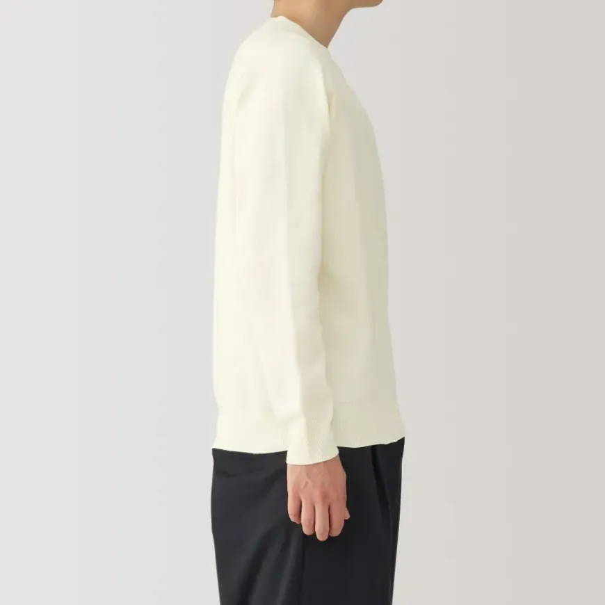 Men's Washed Milano Ribbed Crew Neck Sweater