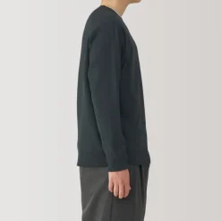 Men's Washed Milano Ribbed Crew Neck Sweater