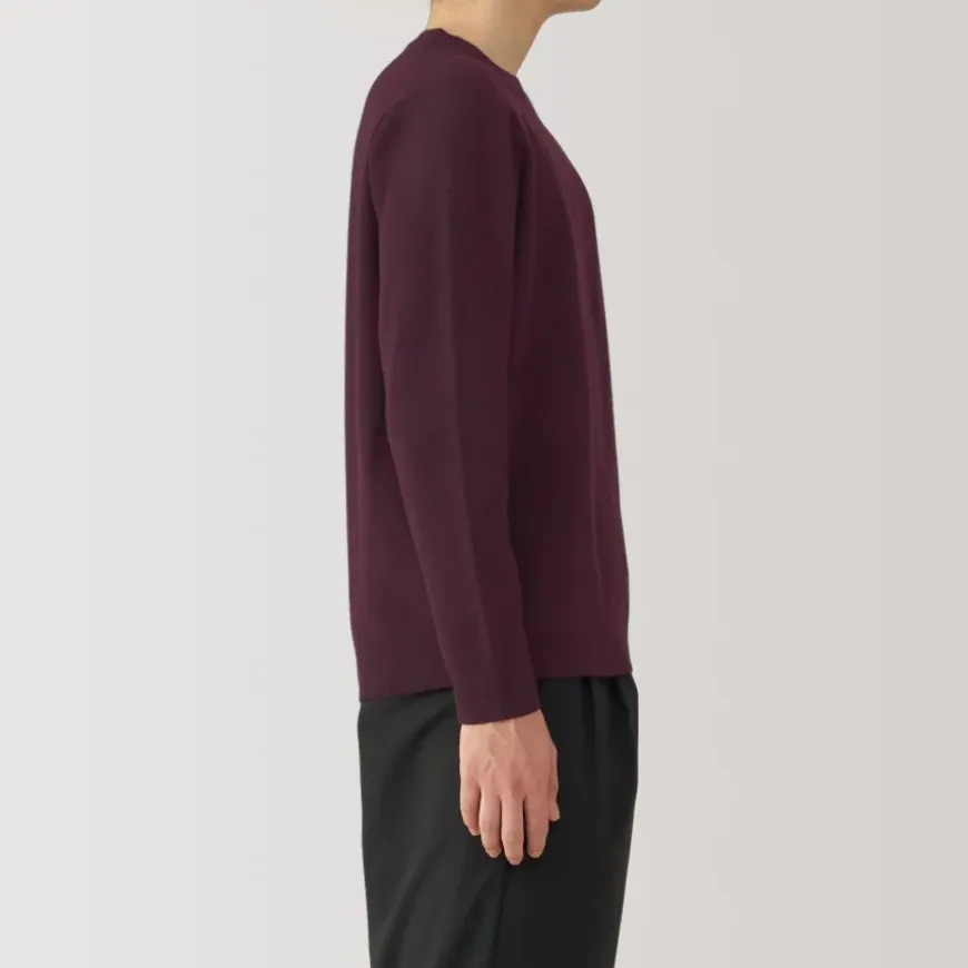 Men's Washed Milano Ribbed Crew Neck Sweater