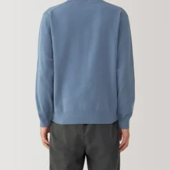 Men's Washed Milano Ribbed Crew Neck Sweater