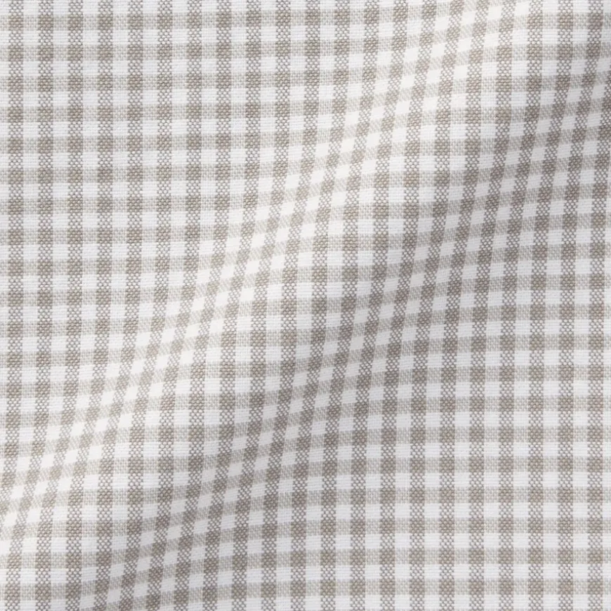 Men's Washed Oxford Button Down Long Sleeve Patterned Shirt