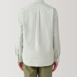 Men's Washed Oxford Button Down Long Sleeve Shirt