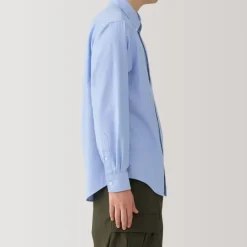 Men's Washed Oxford Button Down Long Sleeve Shirt