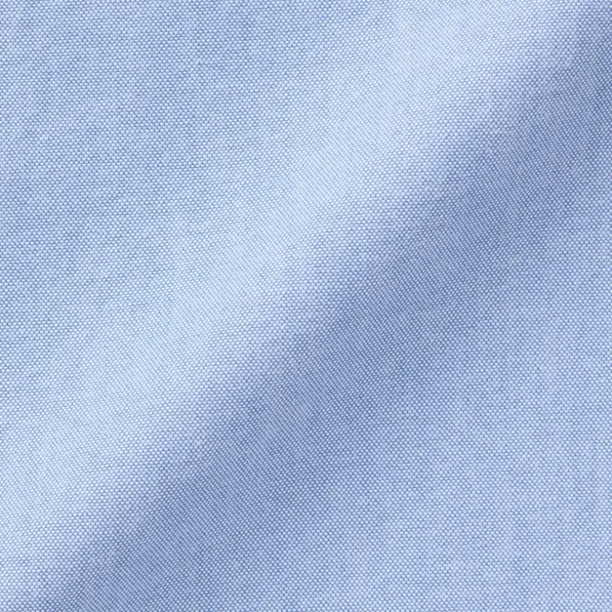 Men's Washed Oxford Button Down Long Sleeve Shirt