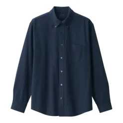 Men's Washed Oxford Button Down Long Sleeve Shirt