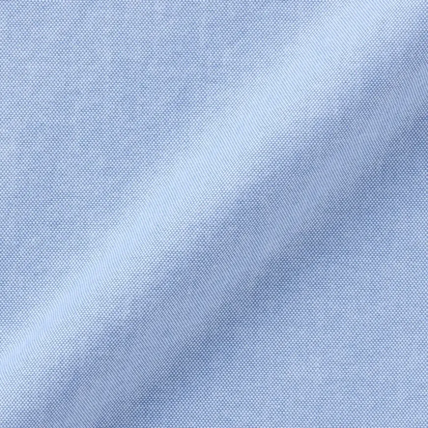 Men's Washed Oxford Button Down Short Sleeve Shirt