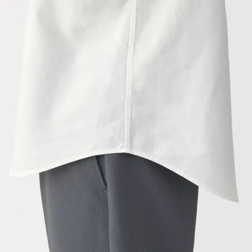 Men's Washed Oxford Button Down Short Sleeve Shirt