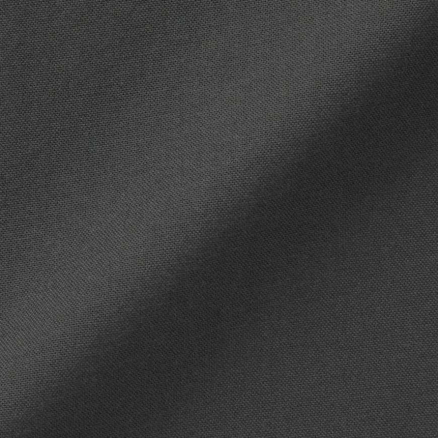 Men's Washed Oxford Stand Collar Long Sleeve Shirt
