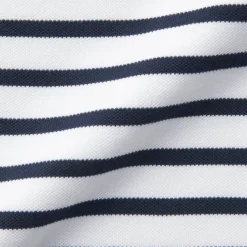 Men's Washed Pique Polo Shirt Stripe