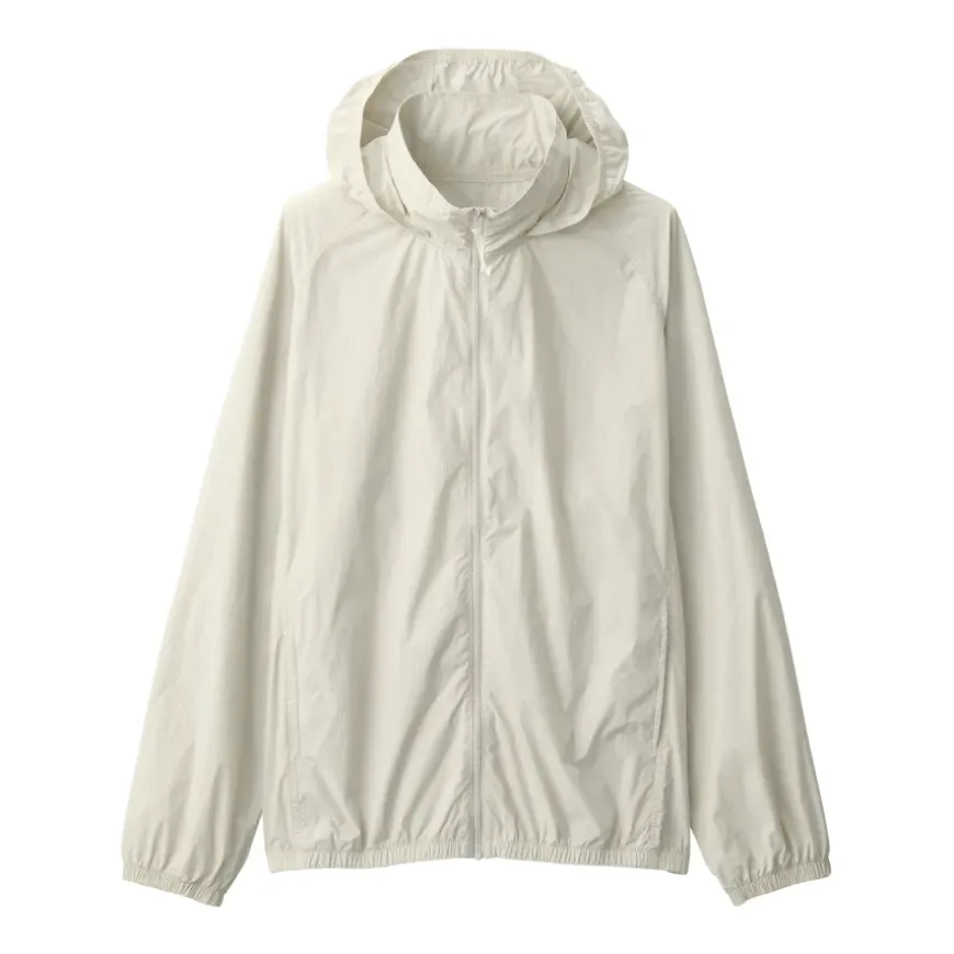 Men's Water Repellent Nylon Packable Windbreaker