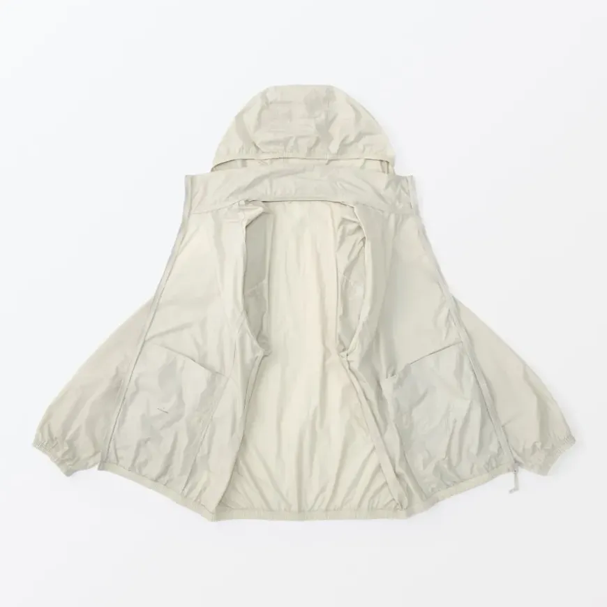 Men's Water Repellent Nylon Packable Windbreaker
