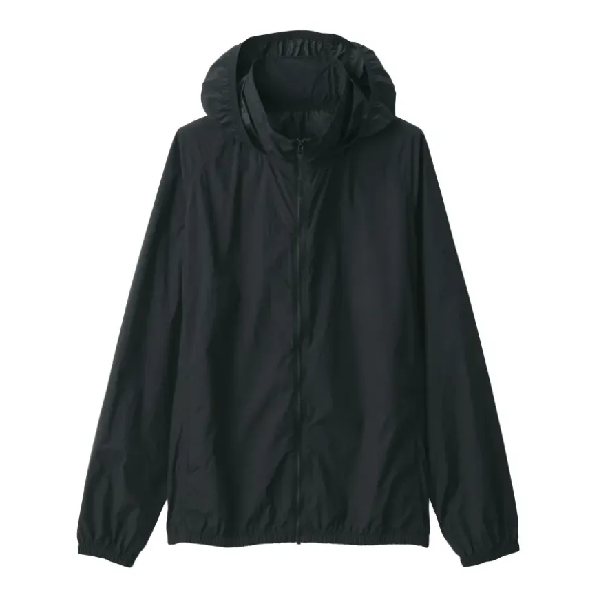 Men's Water Repellent Nylon Packable Windbreaker