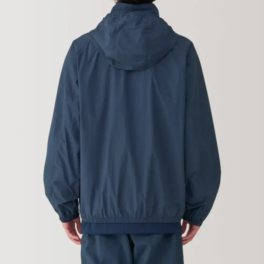 Men's Water Repellent Nylon Packable Windbreaker