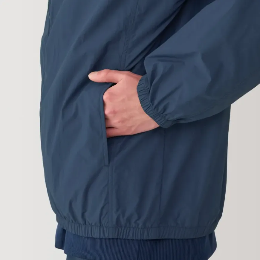 Men's Water Repellent Nylon Packable Windbreaker