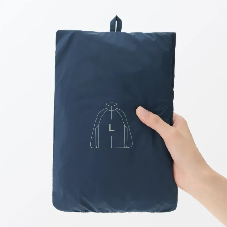 Men's Water Repellent Nylon Packable Windbreaker