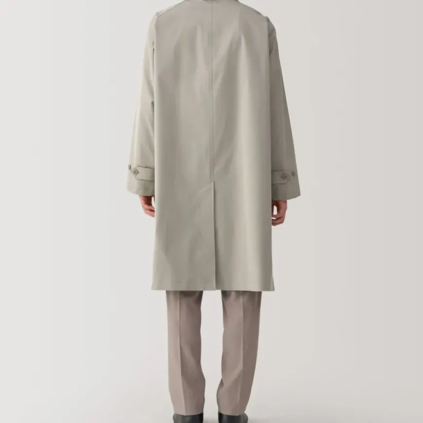 Men's Water Repellent Stand Fall Collar Coat