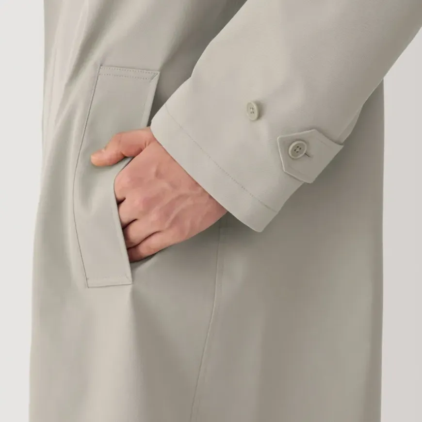 Men's Water Repellent Stand Fall Collar Coat