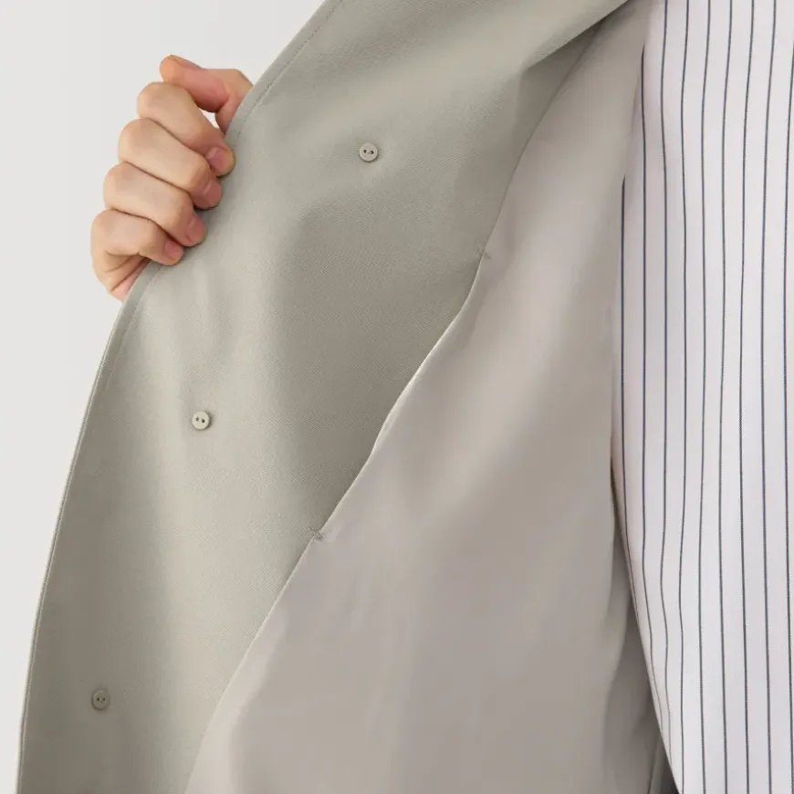 Men's Water Repellent Stand Fall Collar Coat