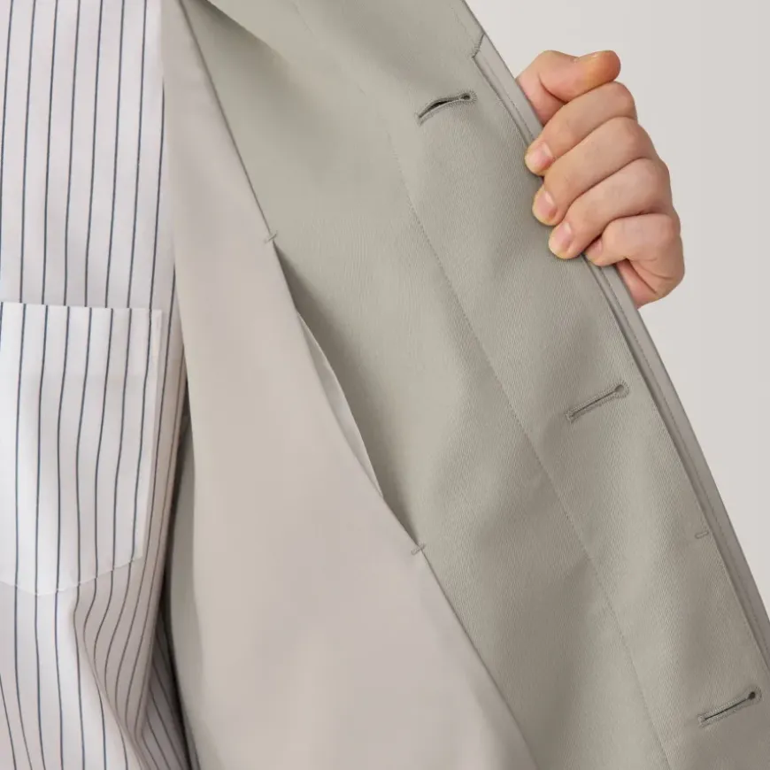 Men's Water Repellent Stand Fall Collar Coat