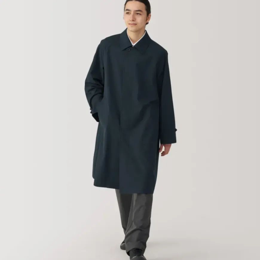 Men's Water Repellent Stand Fall Collar Coat