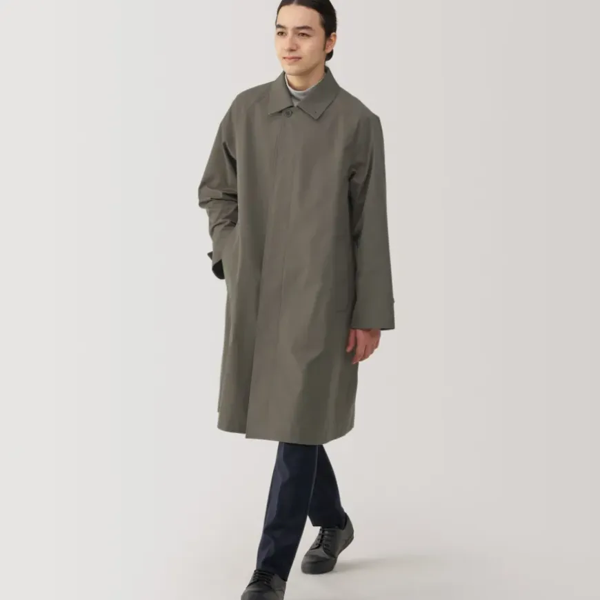 Men's Water Repellent Stand Fall Collar Coat