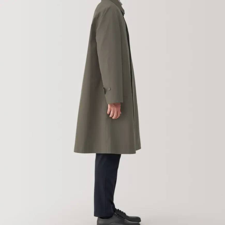 Men's Water Repellent Stand Fall Collar Coat