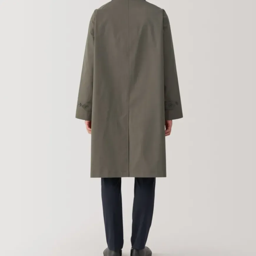 Men's Water Repellent Stand Fall Collar Coat