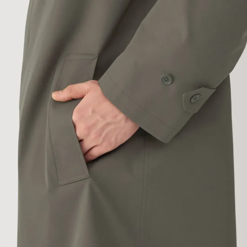 Men's Water Repellent Stand Fall Collar Coat