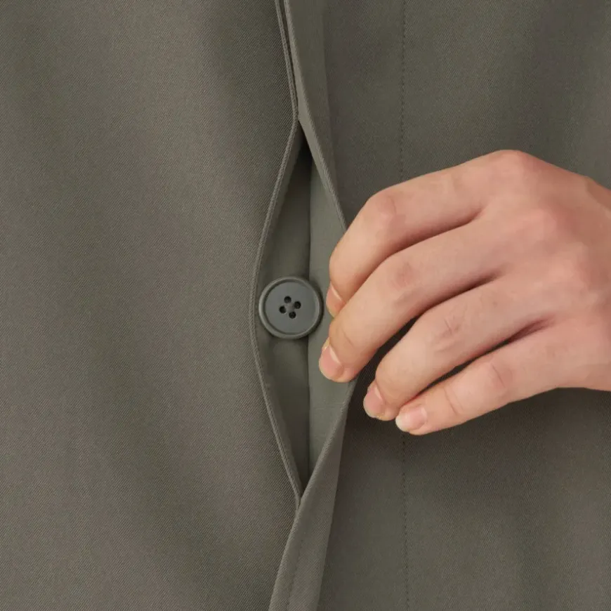 Men's Water Repellent Stand Fall Collar Coat