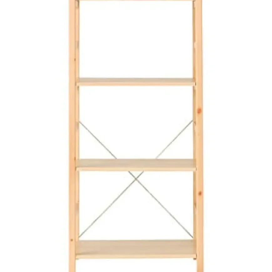 Pine Shelf Unit - Cross Bar - Large (33.9")