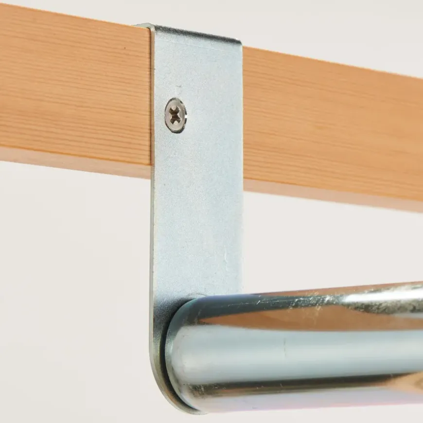 Pine Shelf Unit - Hanging Rail - Wide