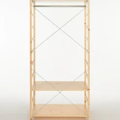 Pine Shelf Unit - Wardrobe