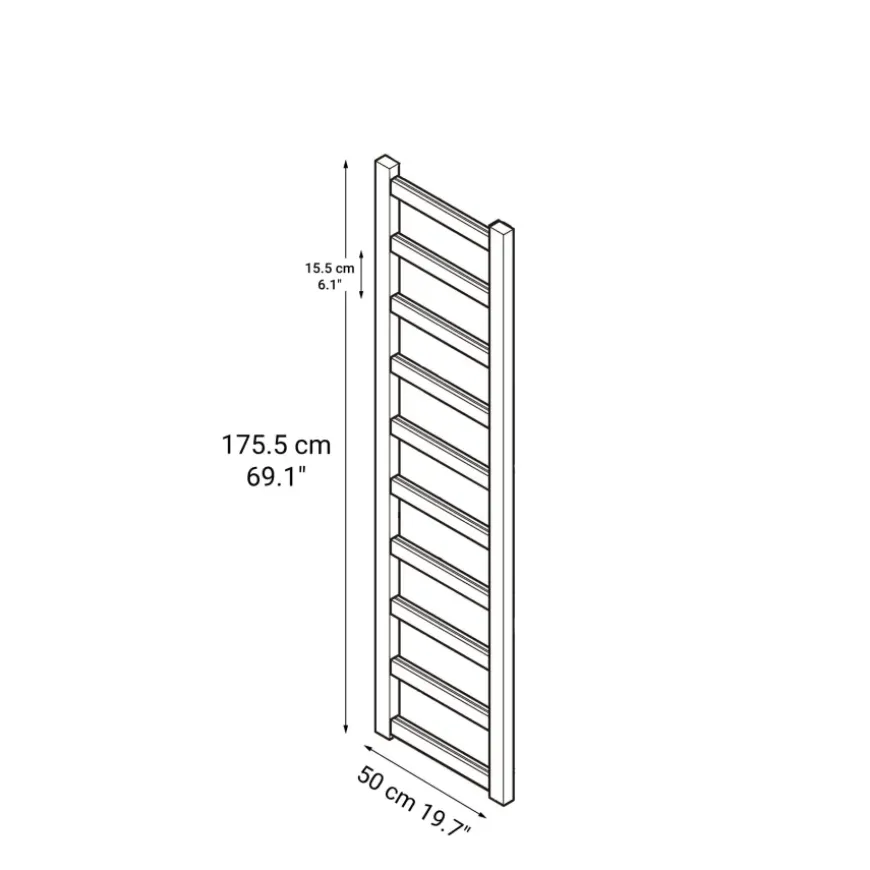 Pine Shelf Unit - Wardrobe - Additional Frame - Large