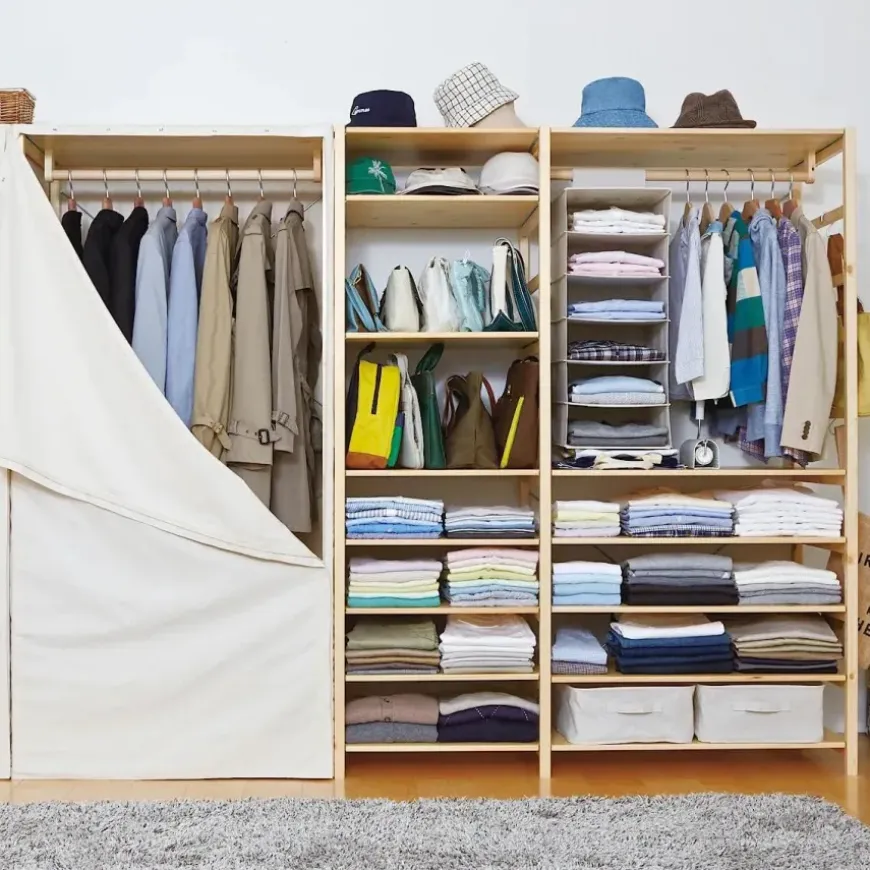 Pine Shelf Unit - Wide - Medium