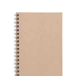 Planting Tree Paper Double Ringed Notebook A6 Beige